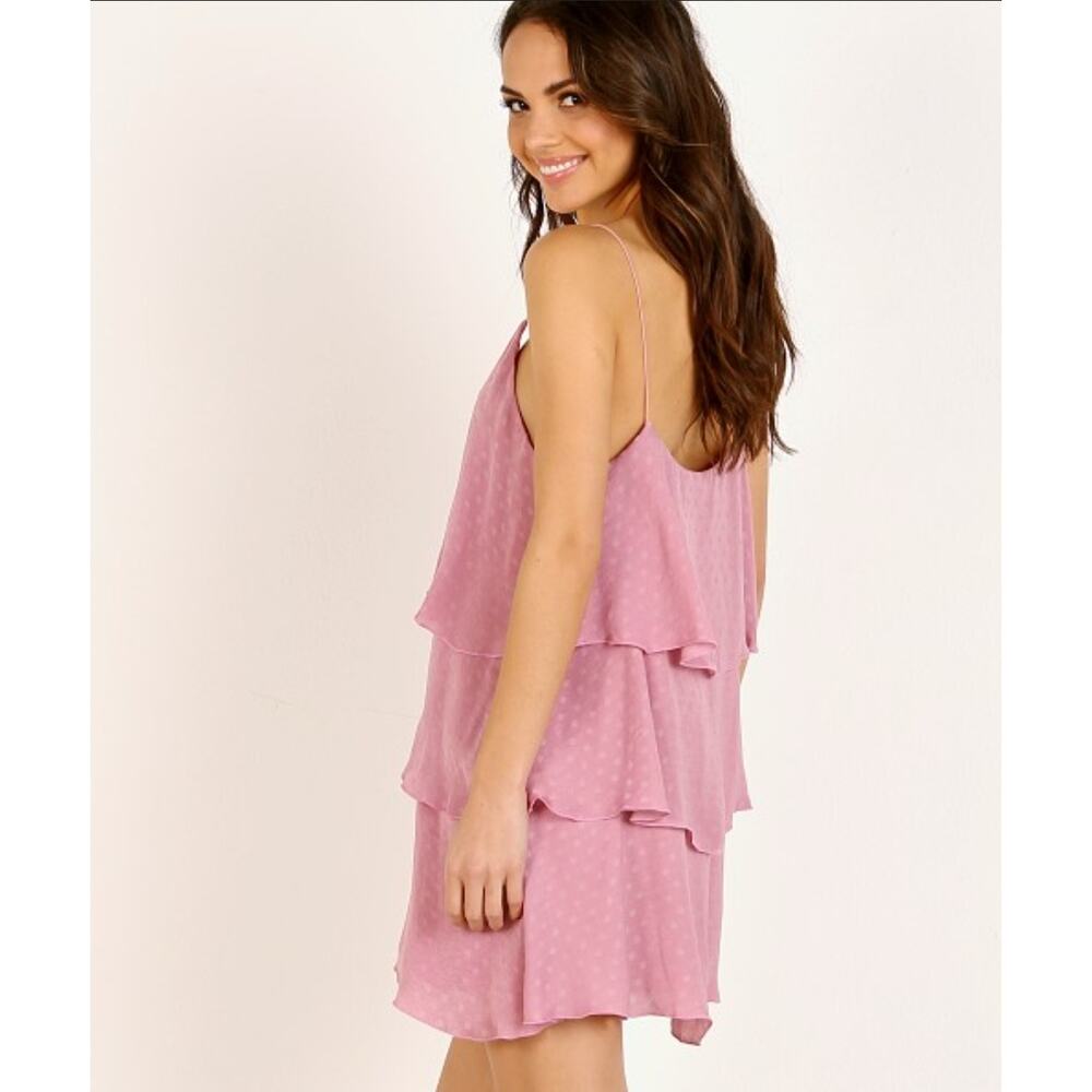 Show Me Your MuMu Suarez Ruffle Dress in Primrose Dot